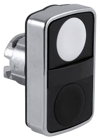 Schneider Electric Harmony Series Black, White Momentary Push Button Head, 22 mm Cutout, IP67