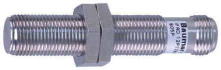 Baumer IFRD 12P17A3/S14L Threaded Barrel Inductive Proximity Sensor, 12 mm PNP 30V 4 mm 30 V dc 200mA
