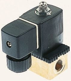 Burkert Solenoid Valve 125336, 3 Port, NC, 230V ac 3.18 mm, 3.18 mm