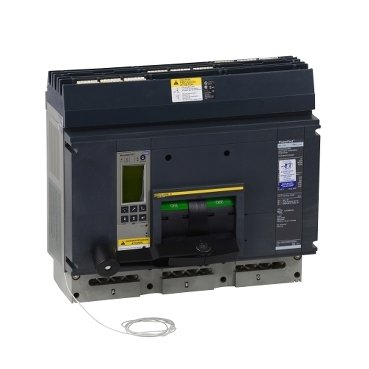 Circuit breaker, PowerPacT R, 1200A, 3 pole, 600VAC, 50kA, I-Line, Micrologic 5.0P, 100%, modbus (Circuit breaker PowerPacT R) is a Schneider Electric product. Designed for reliable performance and long service life. Available across Iraq — contact us for pricing and delivery options.