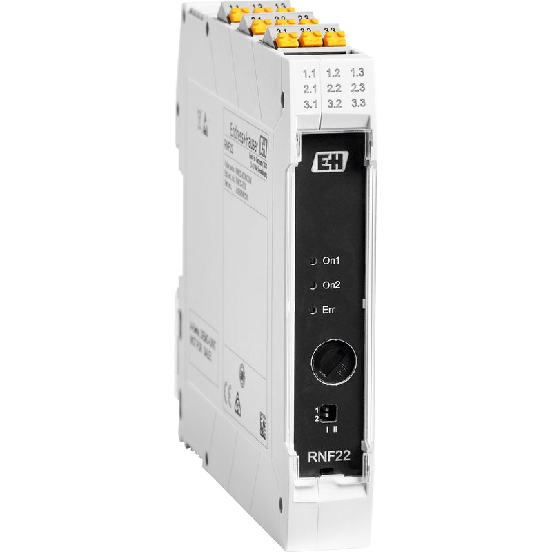 RNF22 power feed-in/error message module