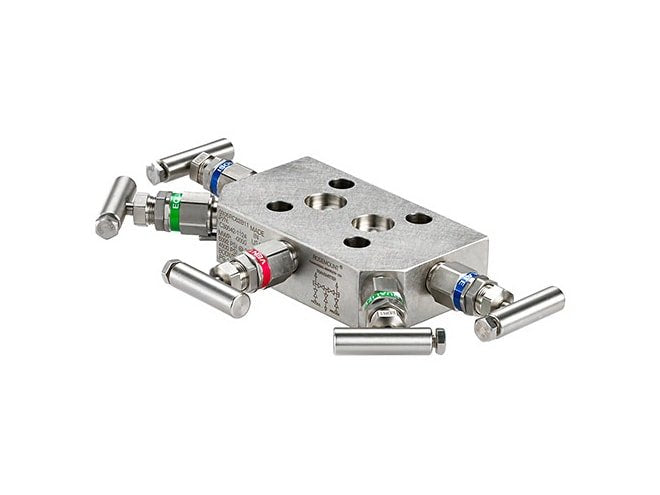 Factory-assembled, leak tested, and calibrated manifold.