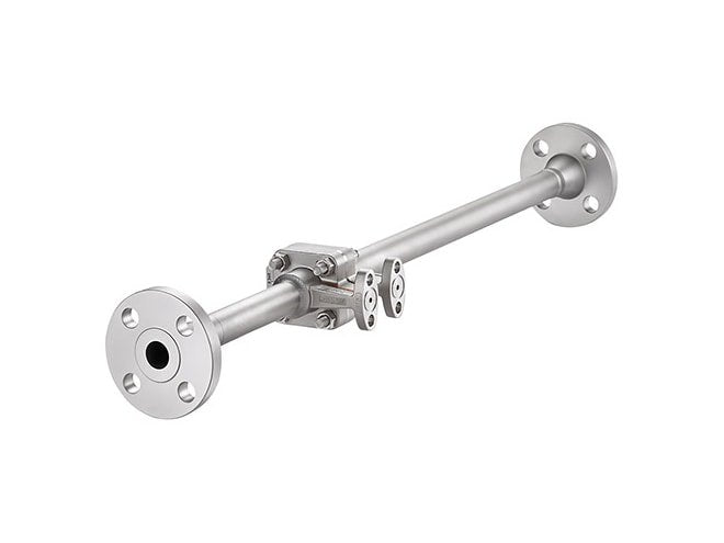 Accurately measures the flow of a liquid, gas, or steam fluid in small pipe applications.
