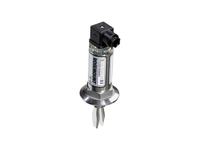 Vibrating fork liquid point level switch with performance unaffected by flow, turbulence, bubbles, foam, vibration, or solids content.