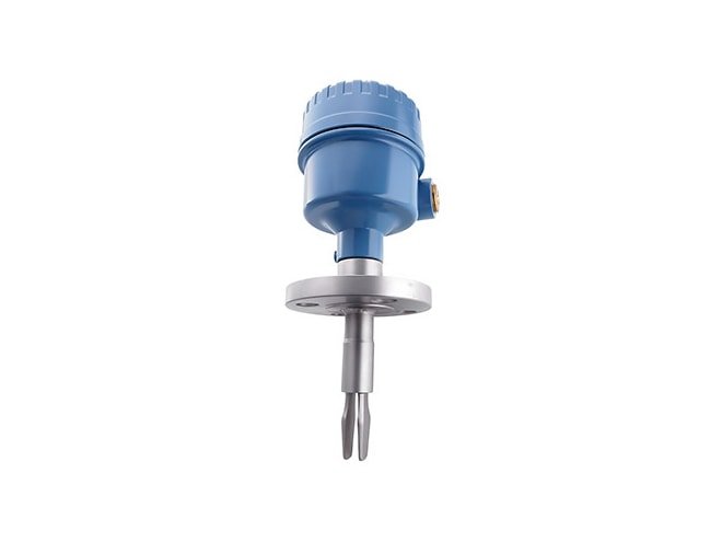 Enhanced vibrating fork liquid level switch, electronic self-checking and condition monitoring.