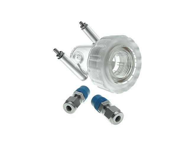 Low flow cell for 499 series amperometic sensors as well as the 3900, 396, 389 and 3500 pH sensors.