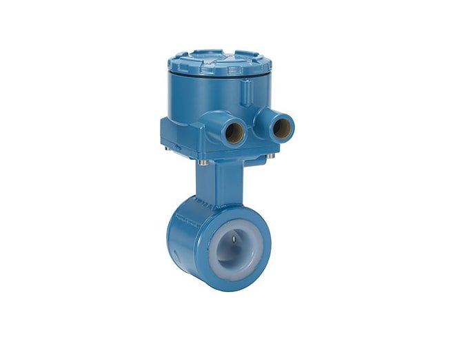 Economical, compact and lightweight alternative to flanged magnetic flow meters.