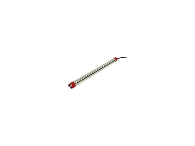 Threaded in-line, submerged or ball-valve insertion pH sensor, 0 to 14 pH measuring range.