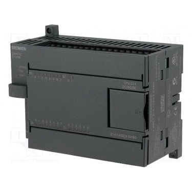 SIMATIC S7-200, CPU 224 Compact unit, DC power supply 14 DI DC/10 DO DC, 8/12 KB progr./8 KB data, PROFIBUS DP expandable