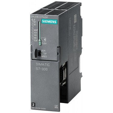 SIMATIC S7-300 CPU 315-2 PN/DP, Central processing unit with 384 KB work memory, 1st interface MPI/DP 12 Mbit/s, 2nd interface Ethernet PROFINET, with 2-port switch, Micro Memory Card required