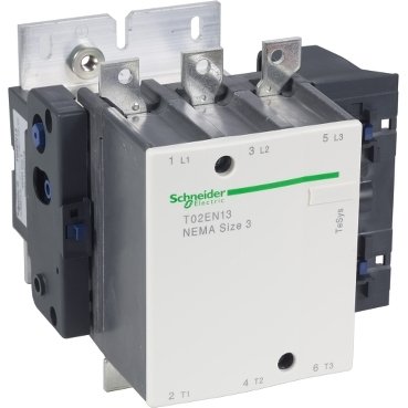 NEMA Contactor, TeSys N, nonreversing, Size 3, 90A, 50HP at 460VAC, 3 pole, 3 phase, 208VAC 50/60Hz coil, open (NEMA Contactor TeSys N) is a Schneider Electric product. Designed for reliable performance and long service life. Available across Iraq — contact us for pricing and delivery options.