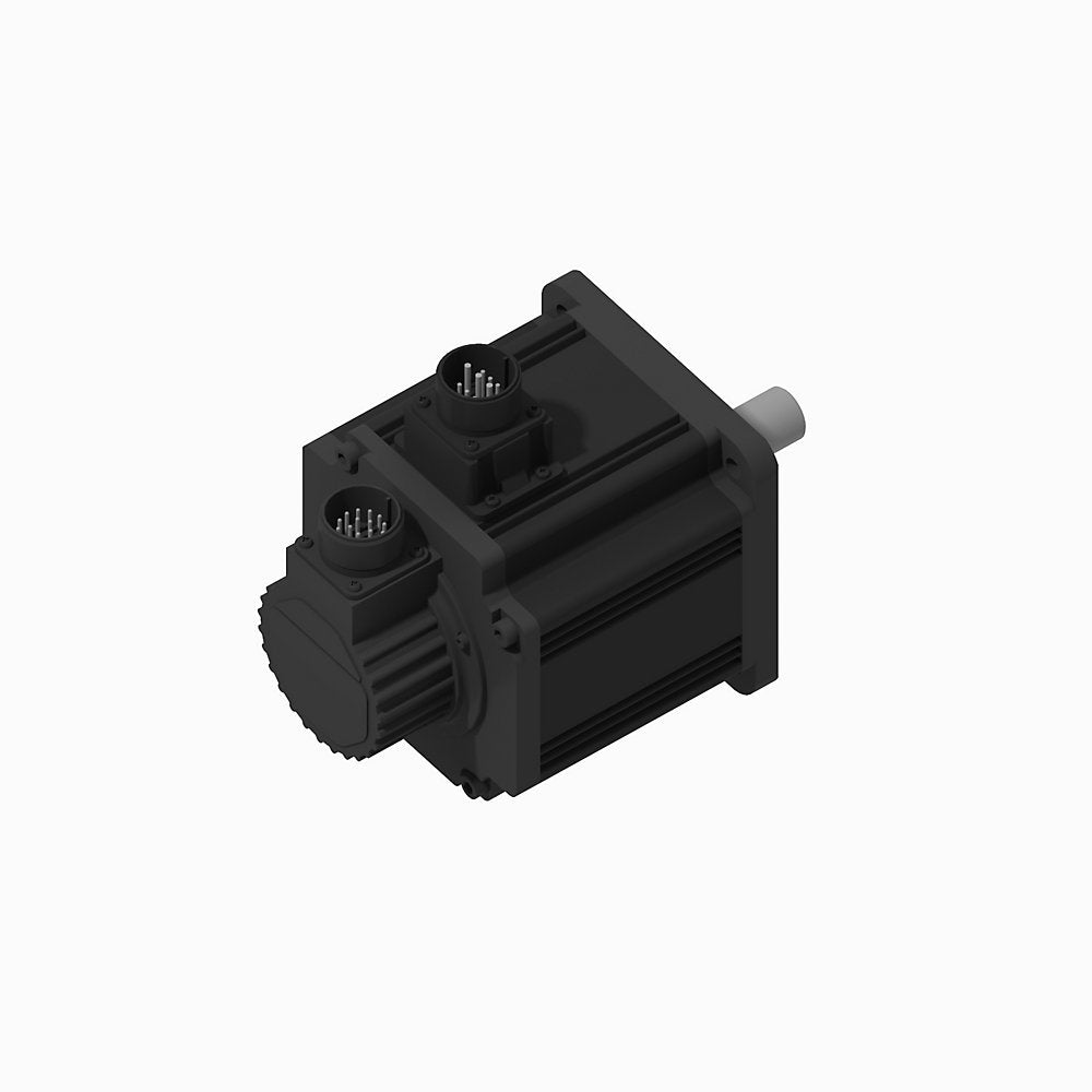 TL-Series Servo Motor, 230V AC, Frame Size 145mm Bolt Circle Frame Size, , 24 bit single-turn absolute encoder, multi-turn with battery required, Smooth shaft, Standard without shaft seal