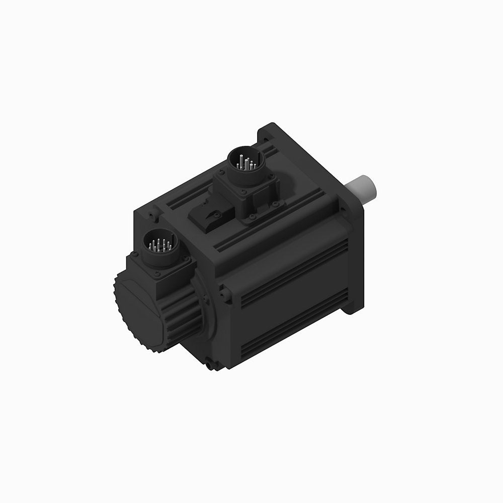 TL-Series Servo Motor, 400V AC, Frame Size 145mm Bolt Circle Frame Size, , 24 bit single-turn absolute encoder, multi-turn with battery required, Smooth shaft, w/ 24V DC Brake, With shaft seal