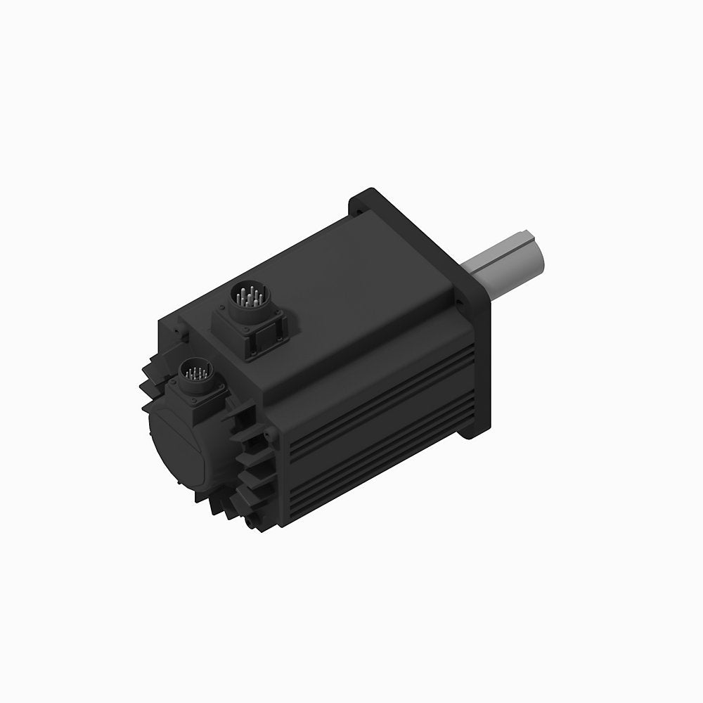 TL-Series Servo Motor, 400V AC, Frame Size 200mm Bolt Circle Frame Size, , 24 bit single-turn absolute encoder, multi-turn with battery required, Keyed shaft, Standard without shaft seal