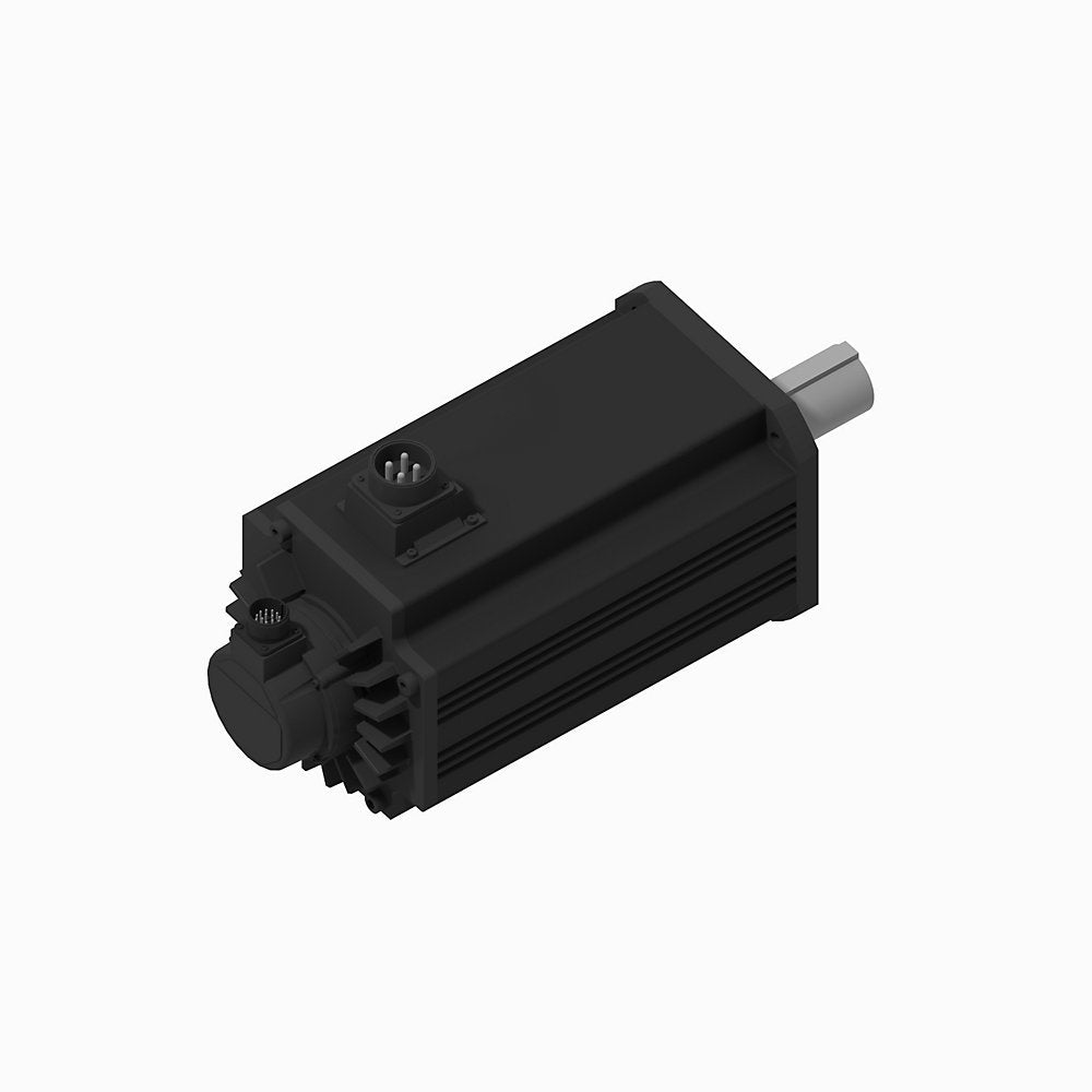 TL-Series Servo Motor, 400V AC, Frame Size 235mm Bolt Circle Frame Size, , 24 bit single-turn absolute encoder, multi-turn with battery required, Keyed shaft, With shaft seal