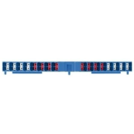 Weidmüller 1267840000 P Series DIN Rail Terminal Block Blue, 1.5mm², 8-Level, Push-in