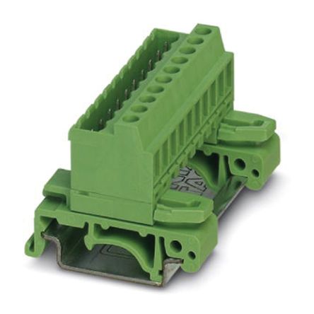 Phoenix Contact MSTBT 2.5/8-ST-5.08 Series Pluggable Terminal Block, 8-Contact, 5.08 mm Pitch, 1 Row, 1781043