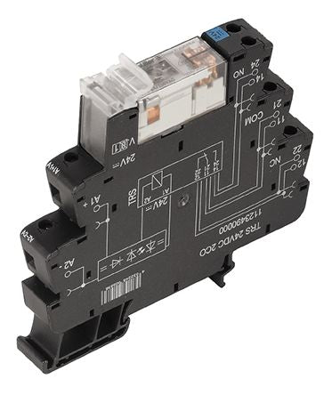Weidmüller TRS Series Interface Relay, DIN Rail, 120V Coil, DPDT, 3.5mA