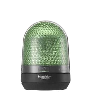 Schneider Electric Harmony XVR Series Green Flashing, Rotating Beacon 230V ac, LED Bulb Base, IP23, IP65