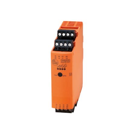 ifm electronic DN Series Switching Amplifier, PNP Input, Relay Output, 110V ac, 240 V ac Supply