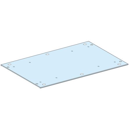Schneider Electric PrismaSeT Series Black RAL 9003 White Sheet Steel, 6 mm H, 650mm W, 600 mm D, 697.5 mm L, for Use