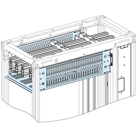Schneider Electric Matt, Textured Cover, 800mm W, 150 mm L for Use with PrismaSeT PrismaSeT P Framework