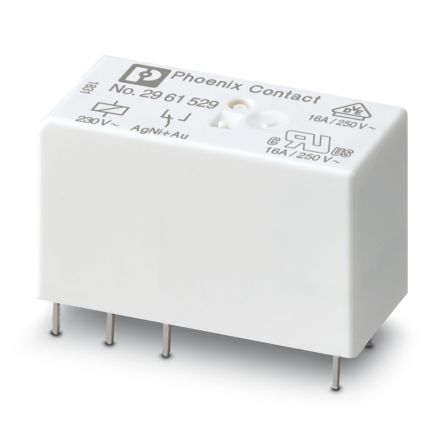 Phoenix Contact Plug-in Power Relay, 230V ac Coil, 1mA Switching Current, SPDT