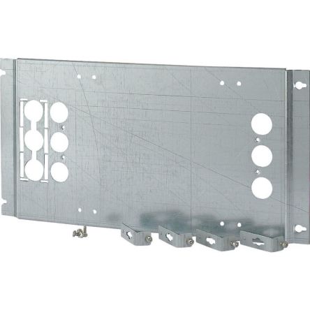 Eaton Grey Mounting Plate Steel Faceplate & Mount Plate