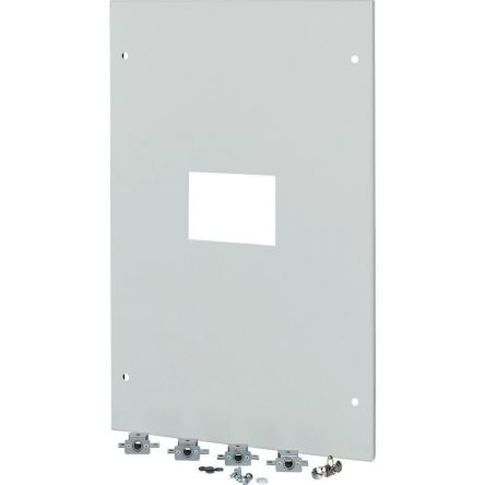 Eaton Grey 1 Gang Front Plate Steel Faceplate