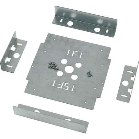 Eaton Dark Grey 1 Gang Reinforcement Faceplate & Mount Plate