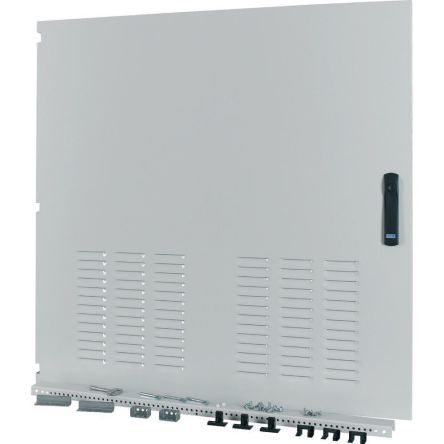 Eaton xEnergy Main Series Lockable Steel Black RAL 7035 Single Door, 965 mm H, 992mm W, 34 mm D, 34 mm L for Use with
