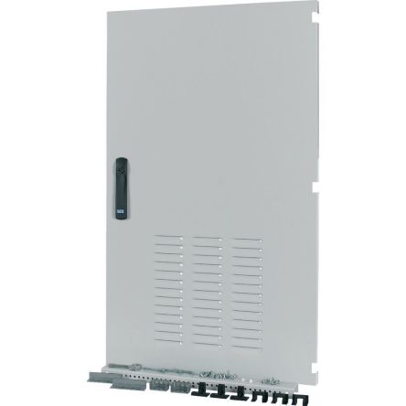 Eaton xEnergy Main Series Lockable Steel Black RAL 7035 Single Door, 965 mm H, 592mm W, 34 mm D, 34 mm L for Use with An