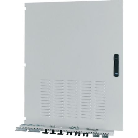 Eaton xEnergy Main Series Lockable Steel Black RAL 7035 Single Door, 965 mm H, 792mm W, 34 mm D, 34 mm L for Use with