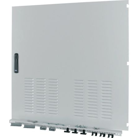 Eaton xEnergy Main Series Lockable Steel Black RAL 7035 Single Door, 965 mm H, 992mm W, 34 mm D, 34 mm L for Use with