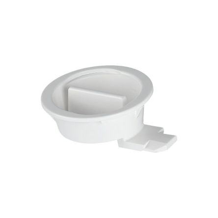 Eaton White Camlock, 100 mm Panel-to-Tongue 150 mm, Knob Unlock