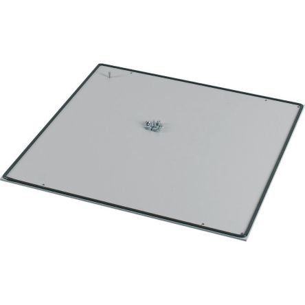Eaton Grey Floor Plate Aluminium Faceplate & Mount Plate
