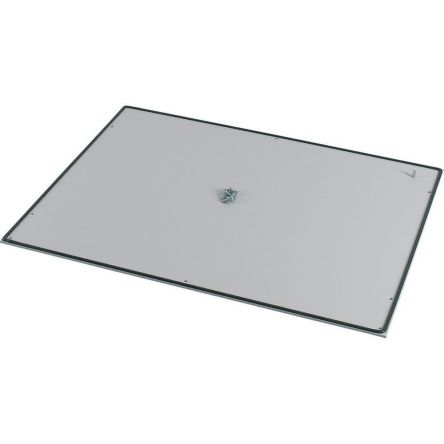 Eaton Grey Floor Plate Aluminium Faceplate & Mount Plate