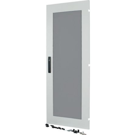 Eaton xEnergy Main Series Lockable Steel Black RAL 7035 Single Door, 1615 mm H, 592mm W, 35 mm D, 35 mm L for Use with
