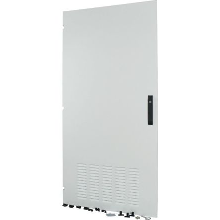 Eaton xEnergy Main Series Lockable Steel Black RAL 7035 Single Door, 1615 mm H, 795mm W, 35 mm D, 35 mm L for Use with