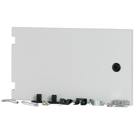 Eaton Steel Black RAL 7035 Enclosure, 240 mm H, 417mm W, 29 mm D, 29 mm L