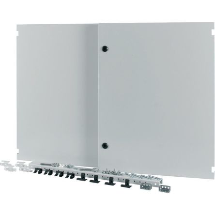 Eaton xEnergy Main Series Steel Black RAL 7035 Single Door, 690 mm H, 1.092m W, 29 mm D, 29 mm L