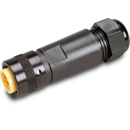 Eaton Connector, 4 Contacts, 7/8 in Connector, Socket, IP67, SWD4 Series