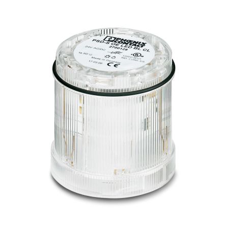 Phoenix Contact PSD Series Clear Flashing Effect Flashing Light Element, LED Bulb 24V ac/dc, AC/DC, IP65