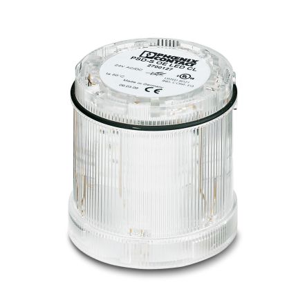 Phoenix Contact PSD Series Clear Static Effect Flashing Light Element, LED Bulb 24V ac/dc, AC/DC, IP65