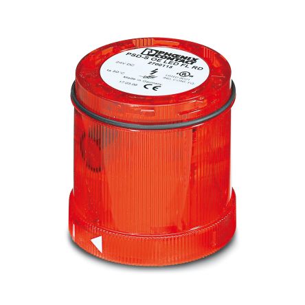 Phoenix Contact PSD Series Red Flashing Effect Flashing Light Element, LED Bulb 24V dc, DC, IP65