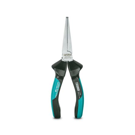Phoenix Contact 1212363 1-Piece Flat Nose Plier, 160 mm Overall VDE/1000V Approved