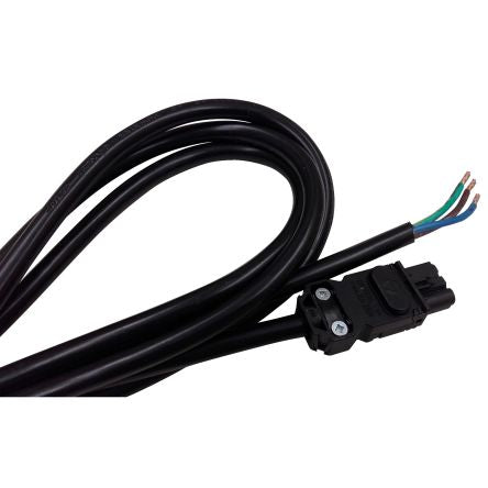 Schneider Electric NSYLAM3MUL Power Cord LED Cable for UL Multifixing LED Lamps, 3 m