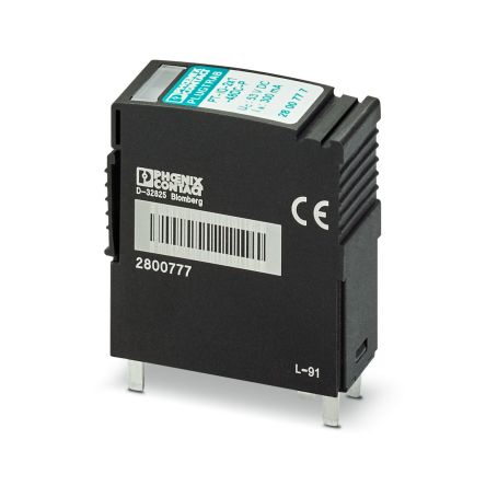 Phoenix Contact, PT Surge Protection Plug 48V dc Maximum Voltage Rating 20 A Maximum Surge Current Surge Protection