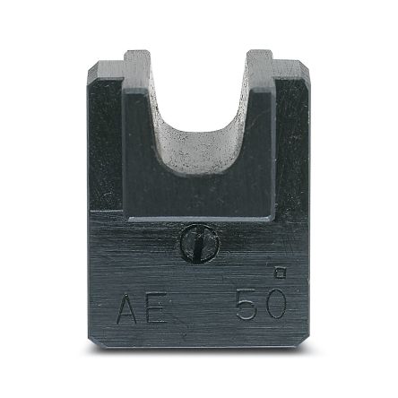 Phoenix Contact, CRIMPFOX-C Crimp Die, Coaxial Type Trapeze Crimp Black