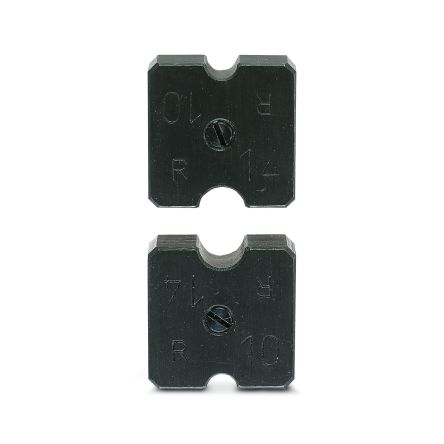 Phoenix Contact, CRIMPFOX-C Crimp Die, Coaxial Type Oval Crimp Black